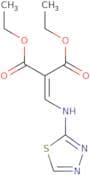 diethyl 2-((2,4,5-thiadiazolylamino)methylene)propane-1,3-dioate
