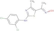 (2,4-dichlorophenyl)(3-((hydroxyimino)ethyl)-4-methyl(2,5-thiazolyl))amine