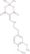 5-(((2-(3,4-dimethoxyphenyl)ethyl)amino)methylene)-2,2-dimethyl-1,3-dioxane-4,6-dione