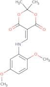 5-(((2,5-Dimethoxyphenyl)amino)methylene)-2,2-dimethyl-1,3-dioxane-4,6-dione