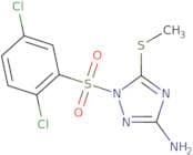 1-((2,5-dichlorophenyl)sulfonyl)-5-methylthio-1,2,4-triazole-3-ylamine