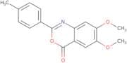 6,7-dimethoxy-2-(4-methylphenyl)benzo[d]1,3-oxazin-4-one