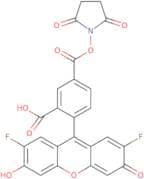 2',7'-Difluoro-3',6'-dihydroxy-3-oxospiro[isobenzofuran-1(3H),9'-[9H]xanthene]-5-carboxylic acid 2…