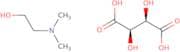 2-Dimethylaminoethanol (+)-bitartrate salt