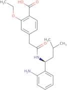 4-[2-[[(1S)-1-(2-Aminophenyl)-3-methylbutyl]amino]-2-oxoethyl]-2-ethoxybenzoic acid