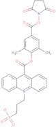 2',6'-Dimethylcarbonylphenyl-10-sulfopropylacridinium-9-carboxylate 4'-NHS ester