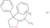 N,N-Dimethyl-(tetrahydro-3,3 diphenyl-2-furilidine)ammonium bromide