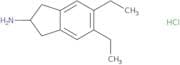 5,6-Diethyl-2,3-dihydro-1H-inden-2-amine hydrochloride