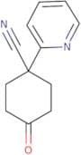 4-Oxo-1-(2-pyridinyl)cyclohexanecarbonitrile