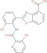 2-(3-Hydroxy-2-(3-hydroxypicolinamido)phenyl)benzo[D]oxazole-4-carboxylic acid