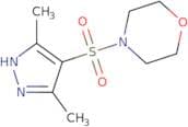 4-[(3,5-Dimethyl-1H-pyrazol-4-yl)sulfonyl]morpholine