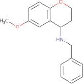 N-Benzyl-6-methoxy-3,4-dihydro-2H-1-benzopyran-4-amine