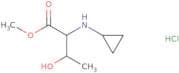 Methyl (2S,3R)-2-(cyclopropylamino)-3-hydroxybutanoate hydrochloride
