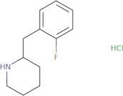 2-[(2-Fluorophenyl)methyl]piperidine hydrochloride