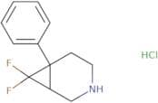 7,7-Difluoro-6-phenyl-3-azabicyclo[4.1.0]heptane hydrochloride