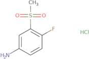 4-Fluoro-3-methanesulfonylaniline hydrochloride