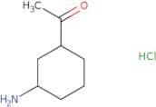 1-(3-Aminocyclohexyl)ethan-1-one hydrochloride