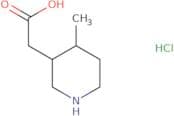 2-(4-Methylpiperidin-3-yl)acetic acid hydrochloride