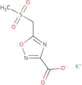 Potassium 5-(methanesulfonylmethyl)-1,2,4-oxadiazole-3-carboxylate