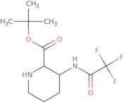 tert-Butyl 3-(trifluoroacetamido)piperidine-2-carboxylate