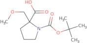 1-[(tert-Butoxy)carbonyl]-2-(methoxymethyl)pyrrolidine-2-carboxylic acid