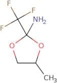 4-Methyl-2-(trifluoromethyl)-1,3-dioxolan-2-amine