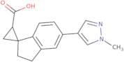 5'-(1-Methyl-1H-pyrazol-4-yl)-2',3'-dihydrospiro[cyclopropane-1,1'-indene]-2-carboxylic acid