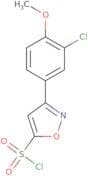 3-(3-Chloro-4-methoxyphenyl)-1,2-oxazole-5-sulfonyl chloride