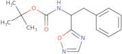 tert-Butyl N-[1-(1,2,4-oxadiazol-5-yl)-2-phenylethyl]carbamate