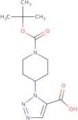 1-{1-[(tert-Butoxy)carbonyl]piperidin-4-yl}-1H-1,2,3-triazole-5-carboxylic acid