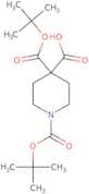 1,4-Bis[(tert-butoxy)carbonyl]piperidine-4-carboxylic acid