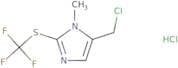 5-(Chloromethyl)-1-methyl-2-[(trifluoromethyl)sulfanyl]-1H-imidazole hydrochloride