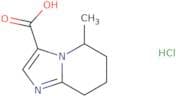 5-Methyl-5H,6H,7H,8H-imidazo[1,2-a]pyridine-3-carboxylic acid hydrochloride