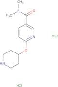 N,N-Dimethyl-6-(piperidin-4-yloxy)pyridine-3-carboxamide dihydrochloride