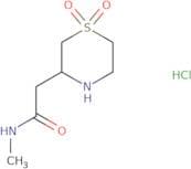 2-(1,1-Dioxo-1λ⁶-thiomorpholin-3-yl)-N-methylacetamide hydrochloride