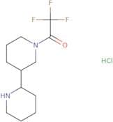 2,2,2-Trifluoro-1-[3-(piperidin-2-yl)piperidin-1-yl]ethan-1-one hydrochloride