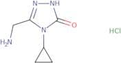 3-(Aminomethyl)-4-cyclopropyl-4,5-dihydro-1H-1,2,4-triazol-5-one hydrochloride