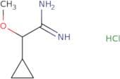 2-Cyclopropyl-2-methoxyethanimidamide hydrochloride