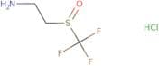 2-Trifluoromethanesulfinylethan-1-amine hydrochloride