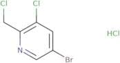 5-Bromo-3-chloro-2-(chloromethyl)pyridine hydrochloride