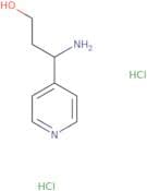3-Amino-3-(pyridin-4-yl)propan-1-ol dihydrochloride