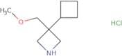 3-Cyclobutyl-3-(methoxymethyl)azetidine hydrochloride