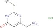 6-(Aminomethyl)-2-(methylsulfanyl)-1,4-dihydropyrimidin-4-one hydrochloride