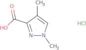 1,4-Dimethyl-1H-pyrazole-3-carboxylic acid hydrochloride