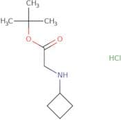 tert-Butyl 2-(cyclobutylamino)acetate hydrochloride