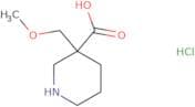 3-(Methoxymethyl)piperidine-3-carboxylic acid hydrochloride