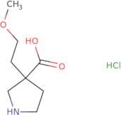 3-(2-Methoxyethyl)pyrrolidine-3-carboxylic acid hydrochloride