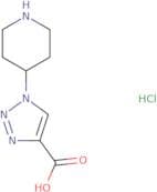 1-(Piperidin-4-yl)-1H-1,2,3-triazole-4-carboxylic acid hydrochloride
