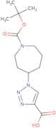 1-{1-[(tert-Butoxy)carbonyl]azepan-4-yl}-1H-1,2,3-triazole-4-carboxylic acid