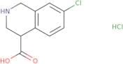 7-Chloro-1,2,3,4-tetrahydroisoquinoline-4-carboxylic acid hydrochloride